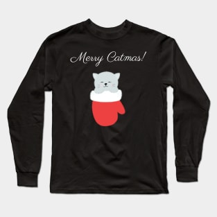 Merry catmas Long Sleeve T-Shirt